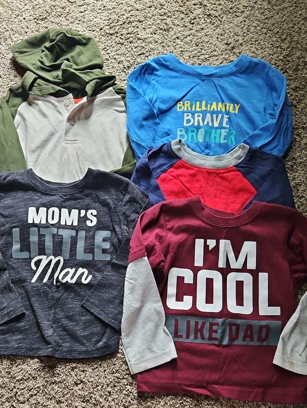 Toddler Boys Long-Sleeve Tees